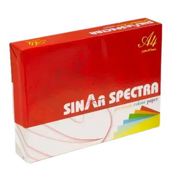[STO:PAPI-07076] PAPIER A4  SINAR SPECTRA ROUGE/B