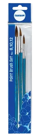 [STO:PINC-07336] PINCEAU CENTRUM POCHETTE DE 3 (8-10-12)