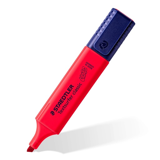 [STO:SURL-09395] SURLIGNEUR STAEDTLER CLASSIC ROSE ROUGE