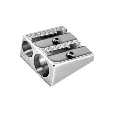 [STO:TAIL-09638] TAILLE CRAYON METAL 2 USAGES