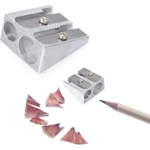 [STO:TAIL-09619] TAILLE CRAYON 2 TROUS ALU FABER CASTELL