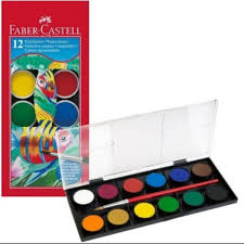 [STO:AQUA-00240] AQUARELLE DE 12 pastilles R/576012 FABER CASTELL