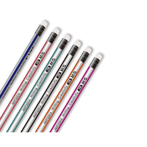 [STO:CRAY-03406] CRAYON TRIANGLE 2B AVEC GOMME M&G AWP30914